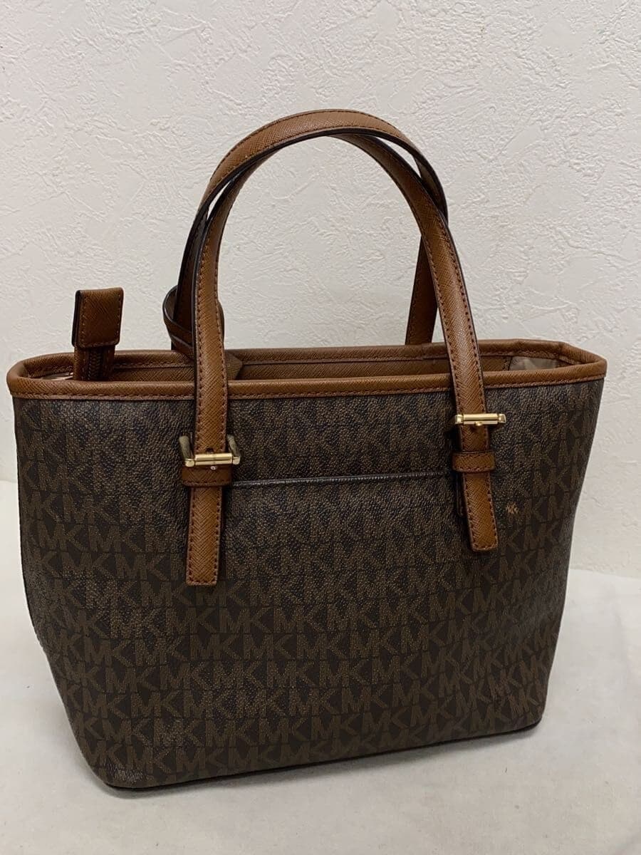 MICHAEL KORS Shoulder Bag Leather BRW All Over Pattern FP-1908 3