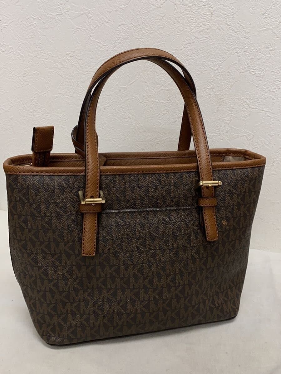 MICHAEL KORS Shoulder Bag Leather BRW All Over Pattern FP-1908 3