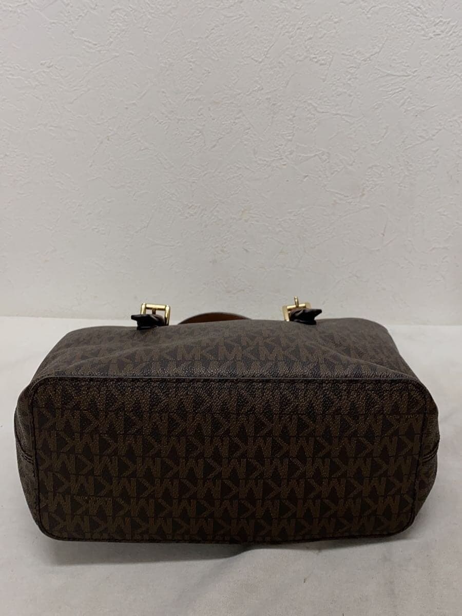 MICHAEL KORS Shoulder Bag Leather BRW All Over Pattern FP-1908 4