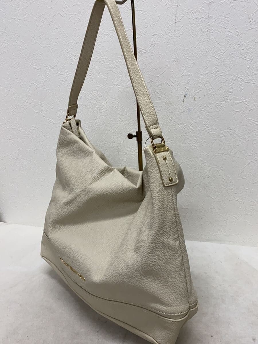 TOMMY HILFIGER shoulder bag leather beige plain 2