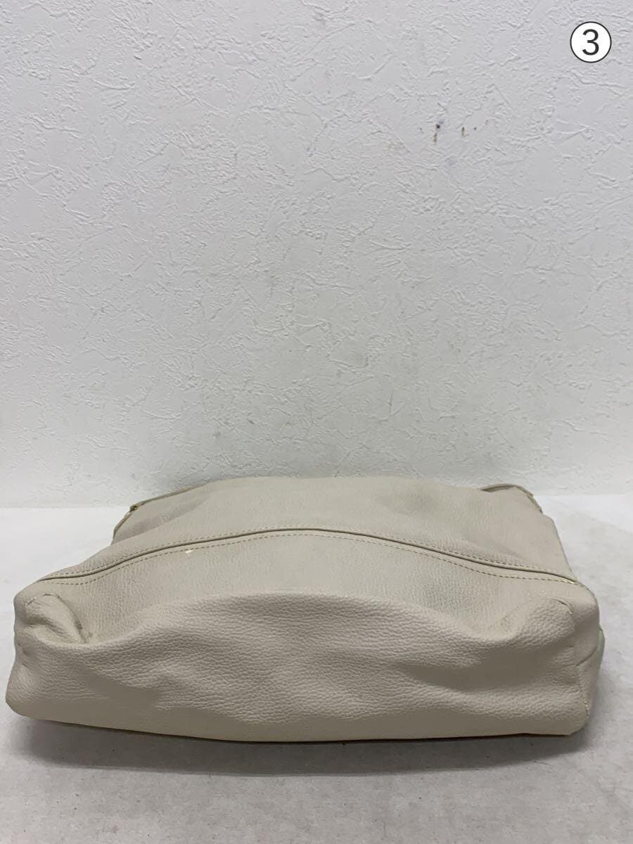 TOMMY HILFIGER shoulder bag leather beige plain 4