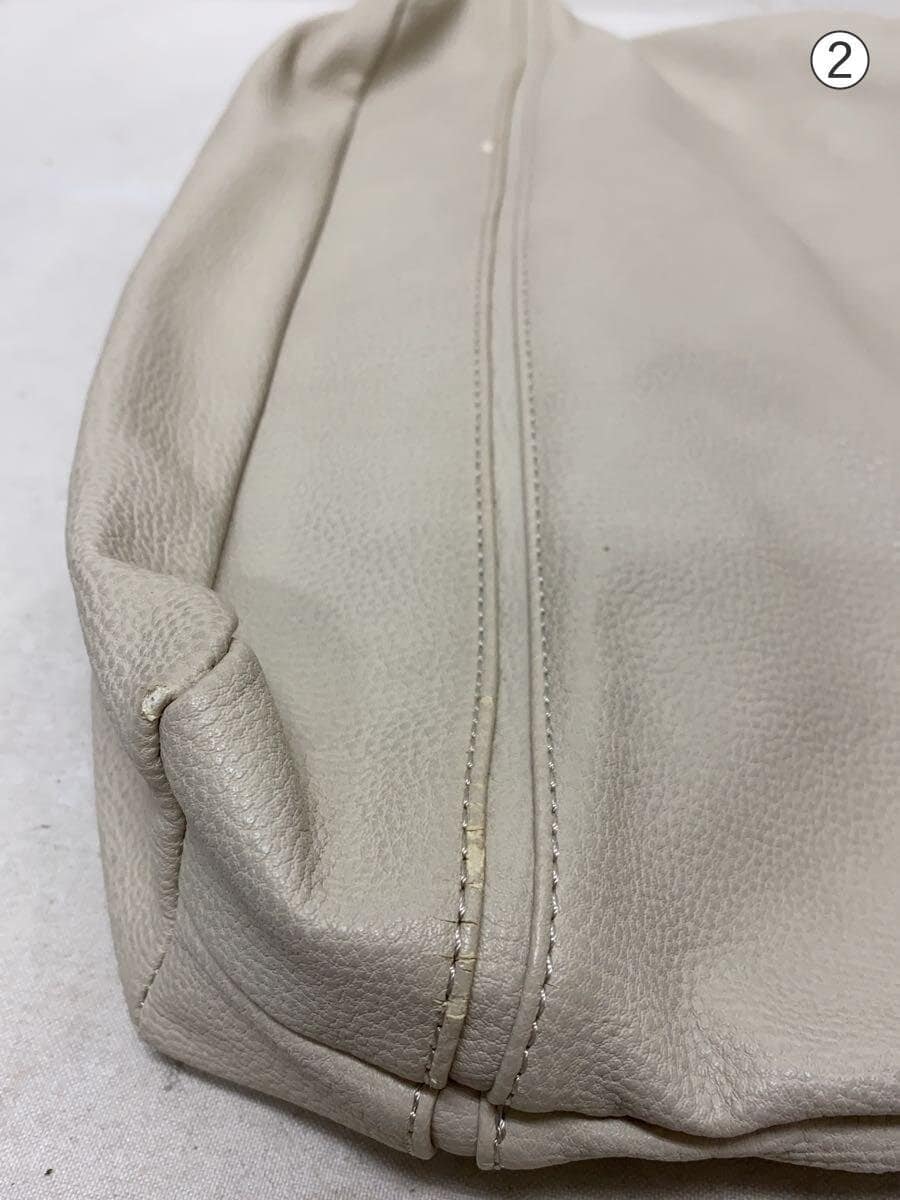 TOMMY HILFIGER shoulder bag leather beige plain 8