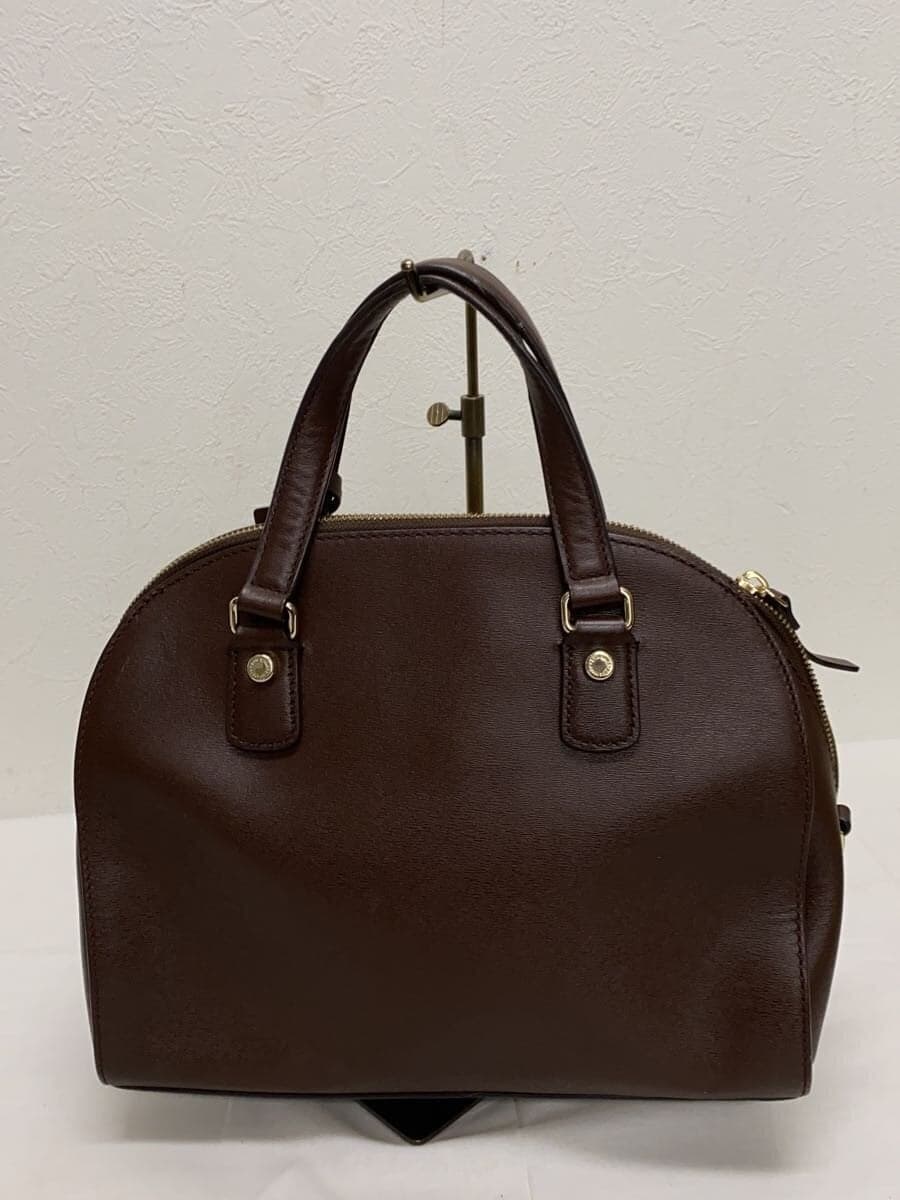 Kate Spade New York Shoulder Bag Leather BRW Solid Color 3