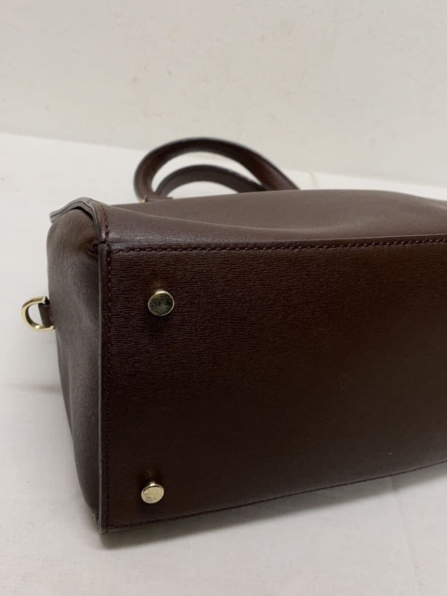 Kate Spade New York Shoulder Bag Leather BRW Solid Color 7