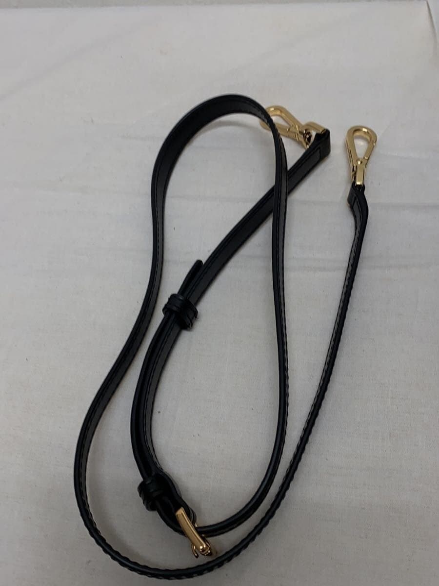MICHAEL KORS Shoulder Bag Leather Black Solid Color 8