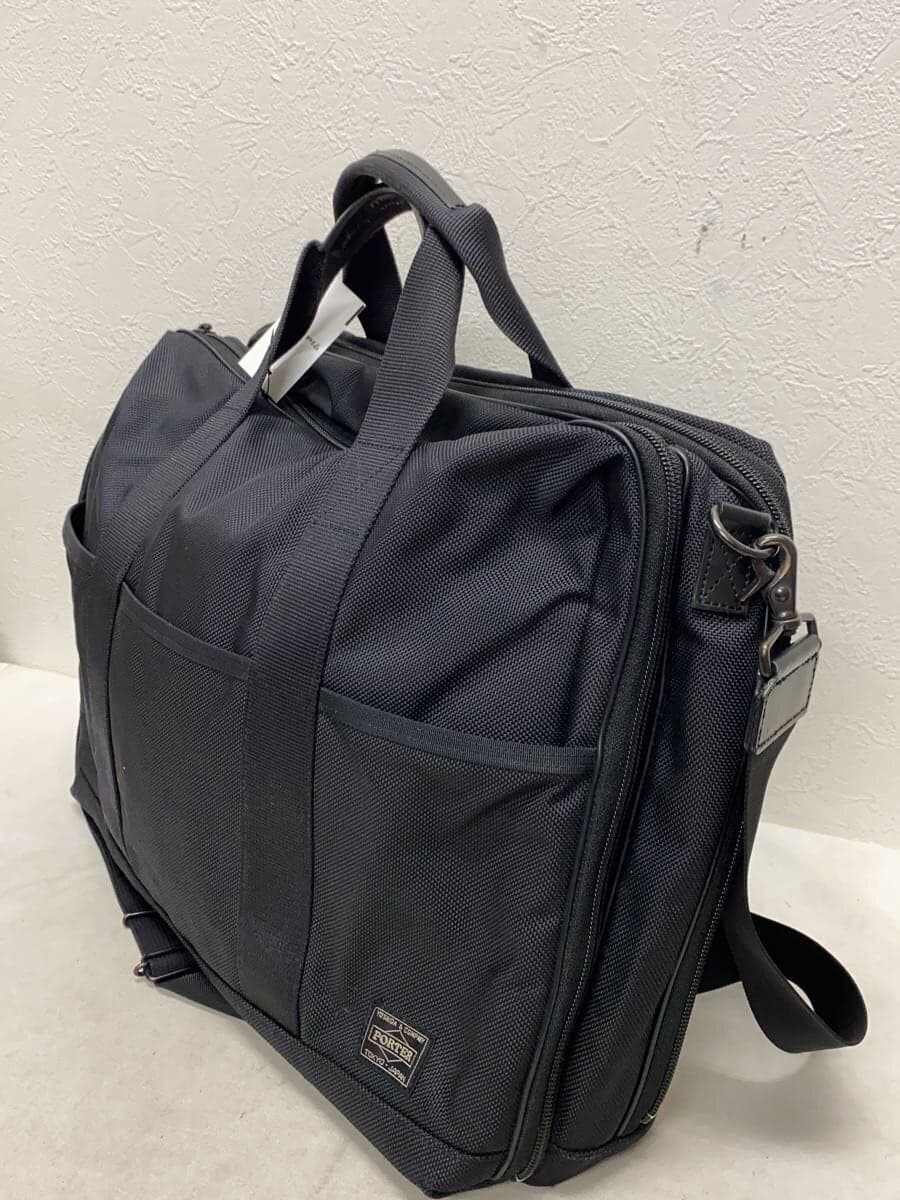 PORTER Briefcase Nylon Black Plain 2