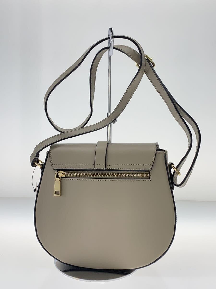 MARCO BIANCHINI Shoulder Bag Leather GRY 3