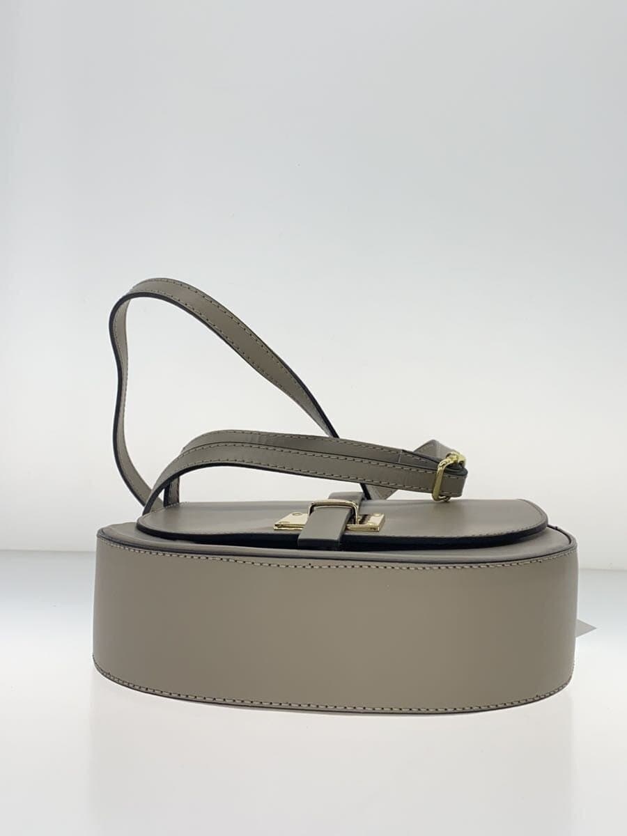 MARCO BIANCHINI Shoulder Bag Leather GRY 4