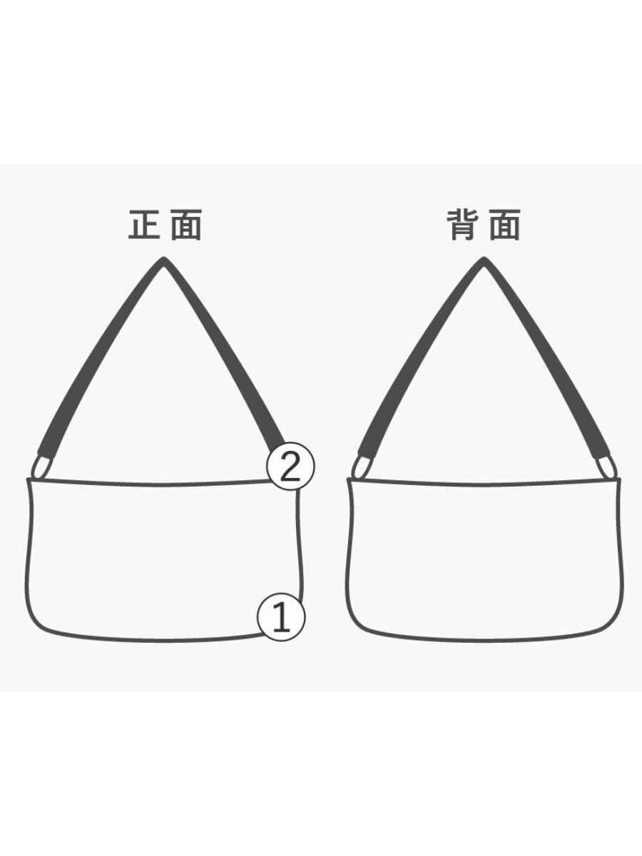 fetia Shoulder Bag Nylon NVY Solid 9