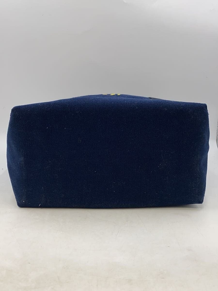 RALPH LAUREN Tote Bag Canvas NVY 4