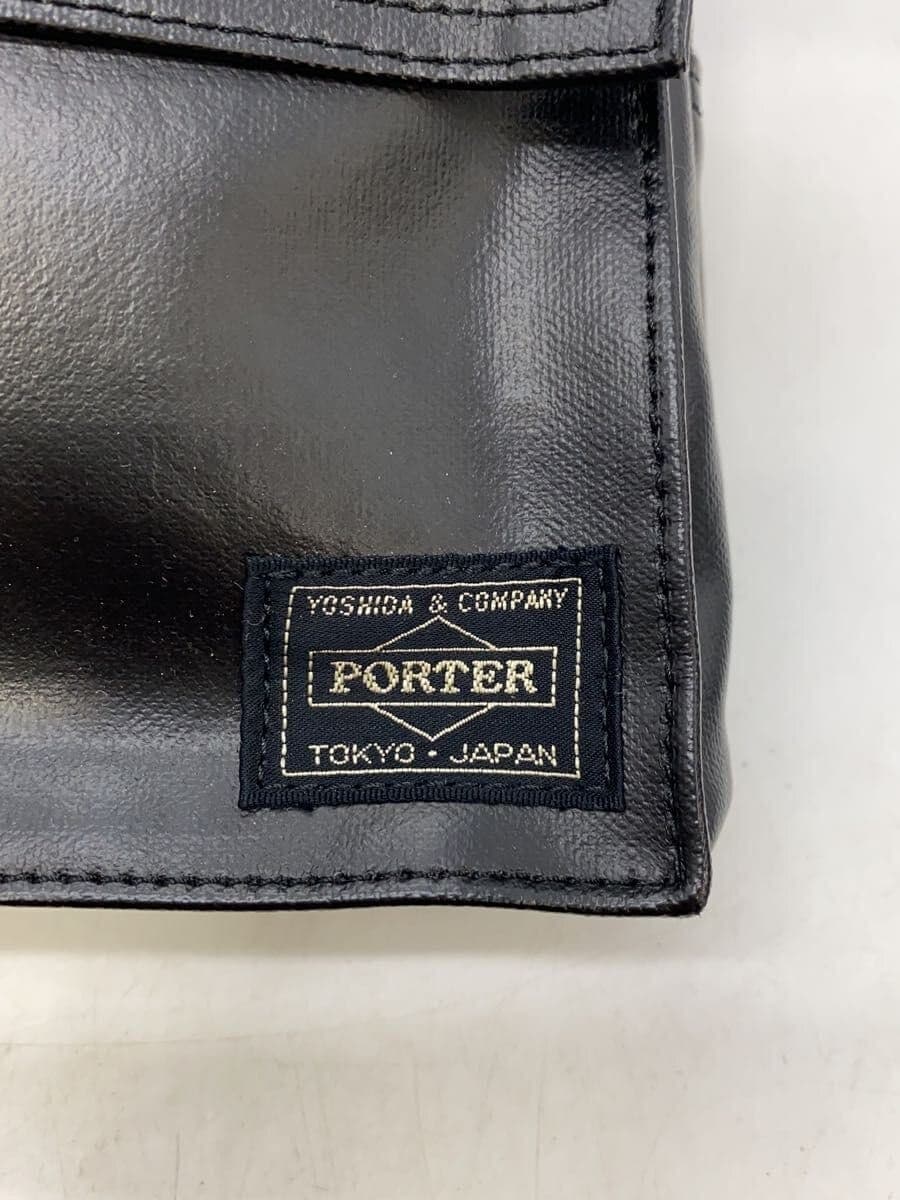 PORTER Shoulder Bag Leather BLK Solid 707-19116 5