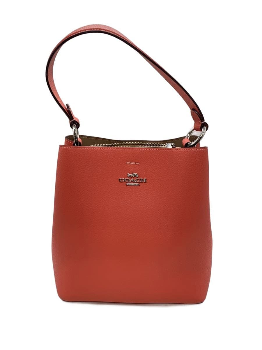 COACH Handbag Leather PNK Solid