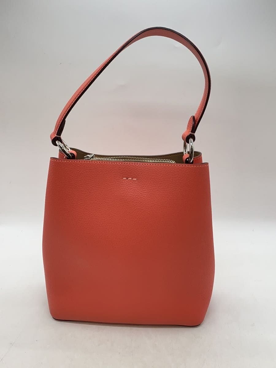 COACH Handbag Leather PNK Solid 3