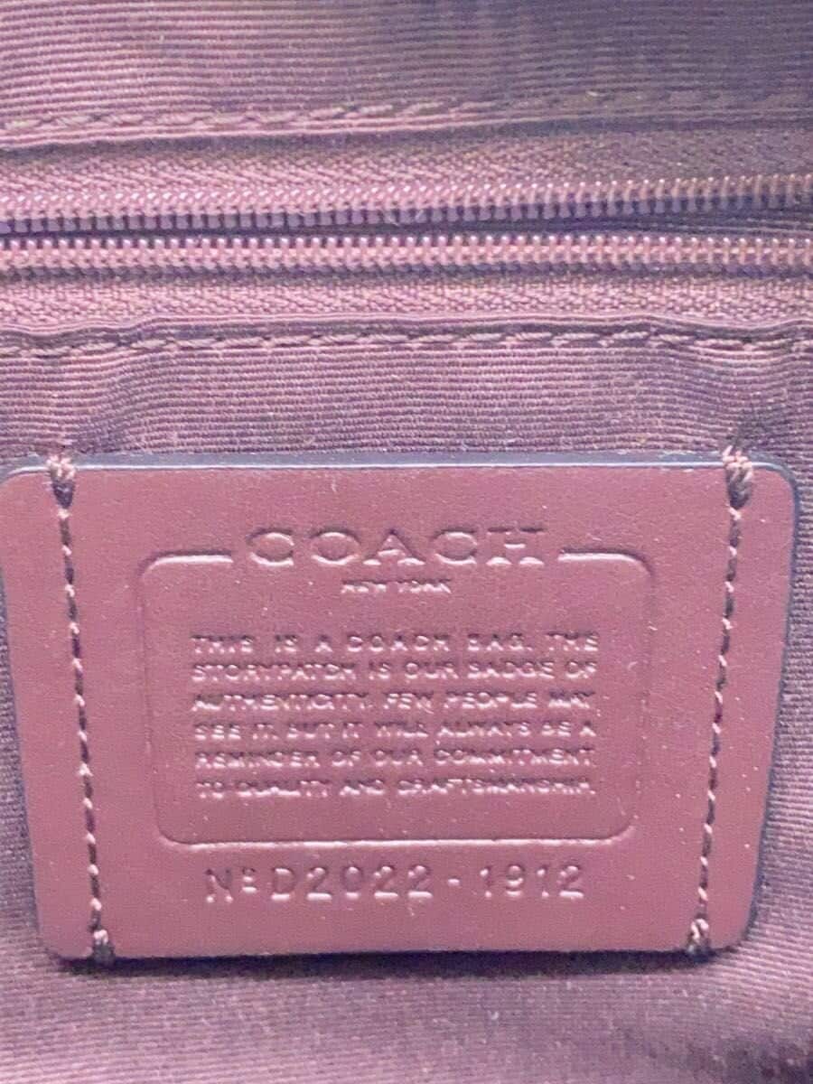 COACH Shoulder Bag Canvas BEG 1912 5