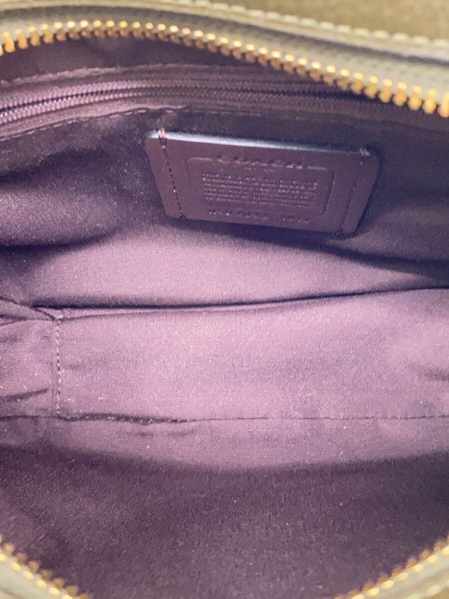 COACH Shoulder Bag Canvas BEG 1912 6