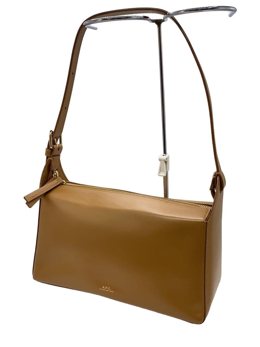 A.P.C. Shoulder Bag Leather BEG 2