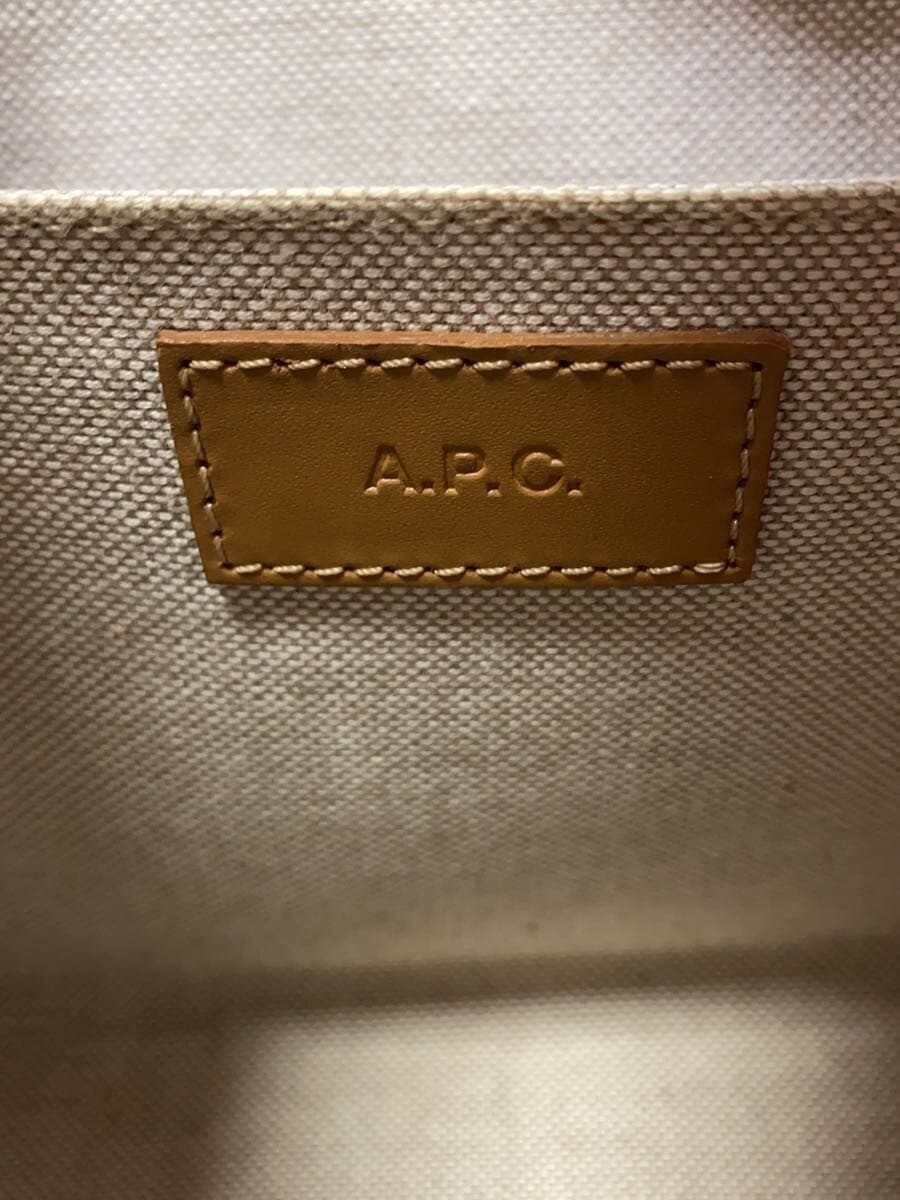 A.P.C. Shoulder Bag Leather BEG 5