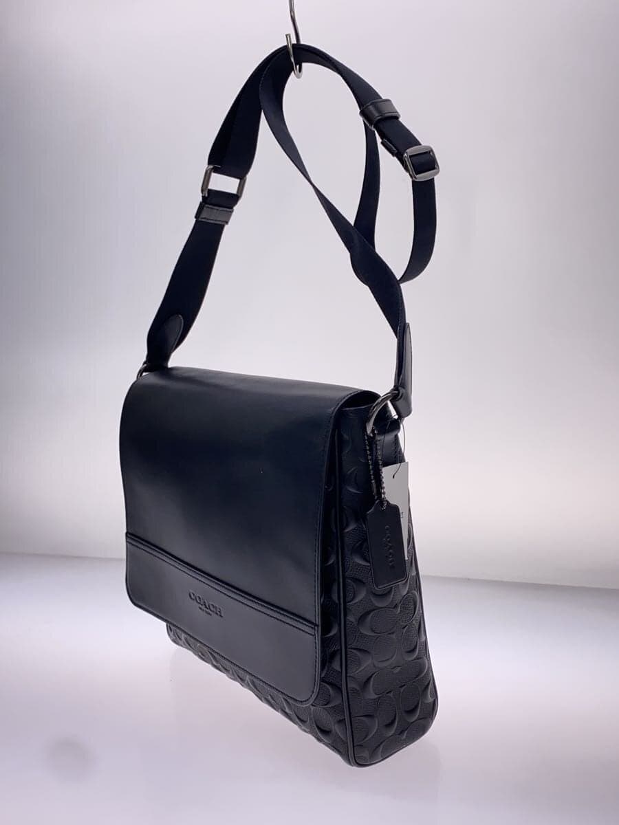 COACH Shoulder Bag Leather BLK F73340 2