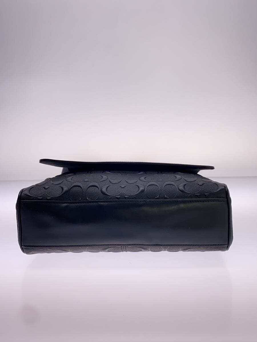 COACH Shoulder Bag Leather BLK F73340 4