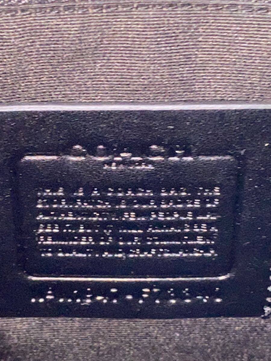 COACH Shoulder Bag Leather BLK F73340 5