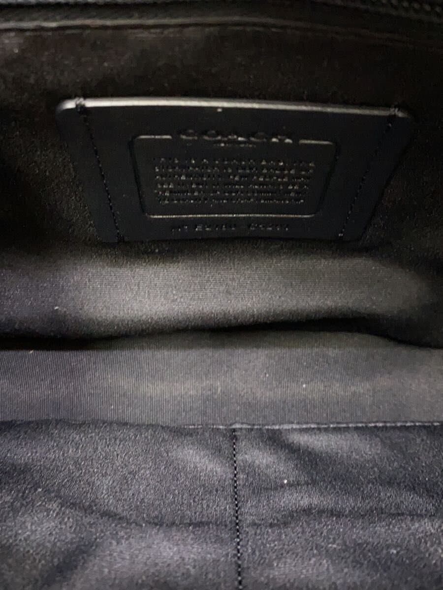 COACH Signature Leather Compi Shoulder Bag Canvas BEG All Over Pattern C5291 6