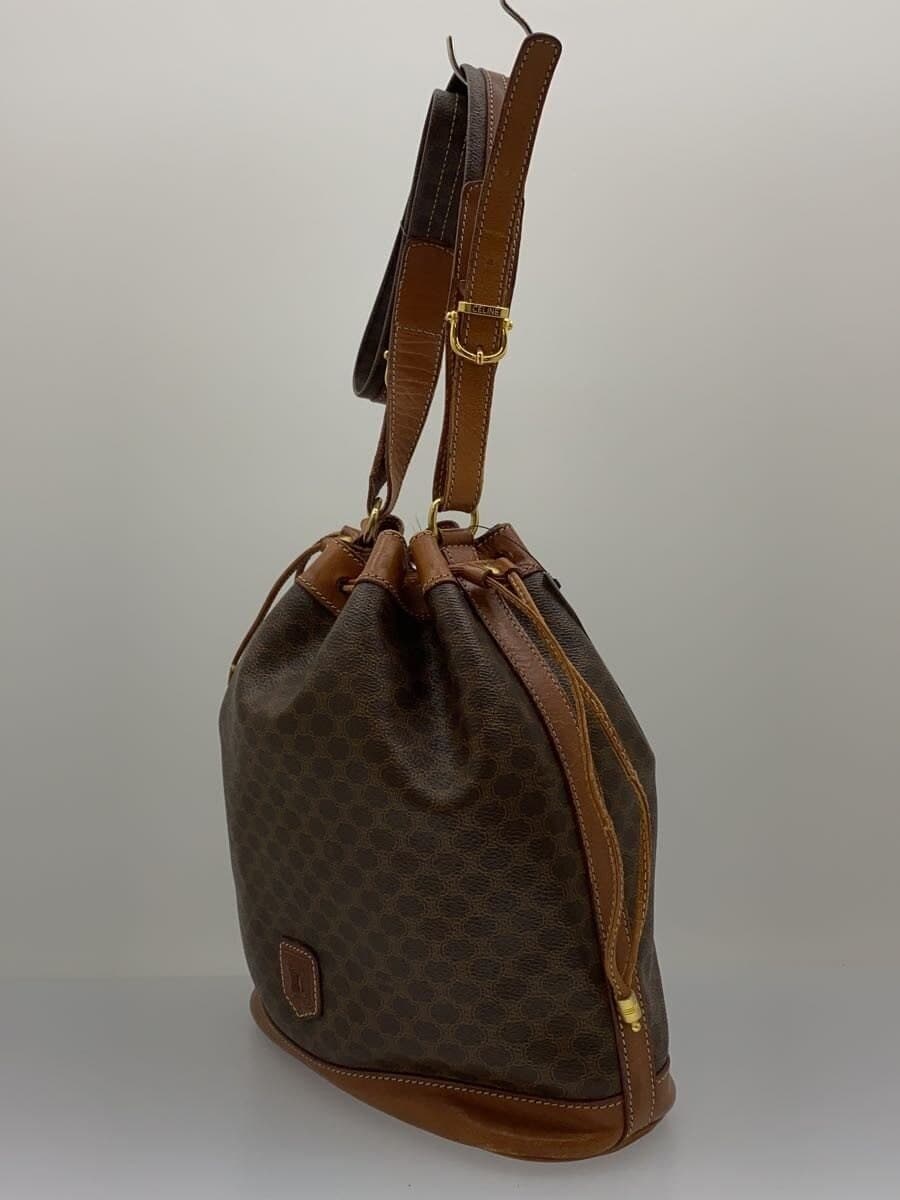 CELINE Macadam Shoulder Bag -- BRW All-over pattern Used condition 2