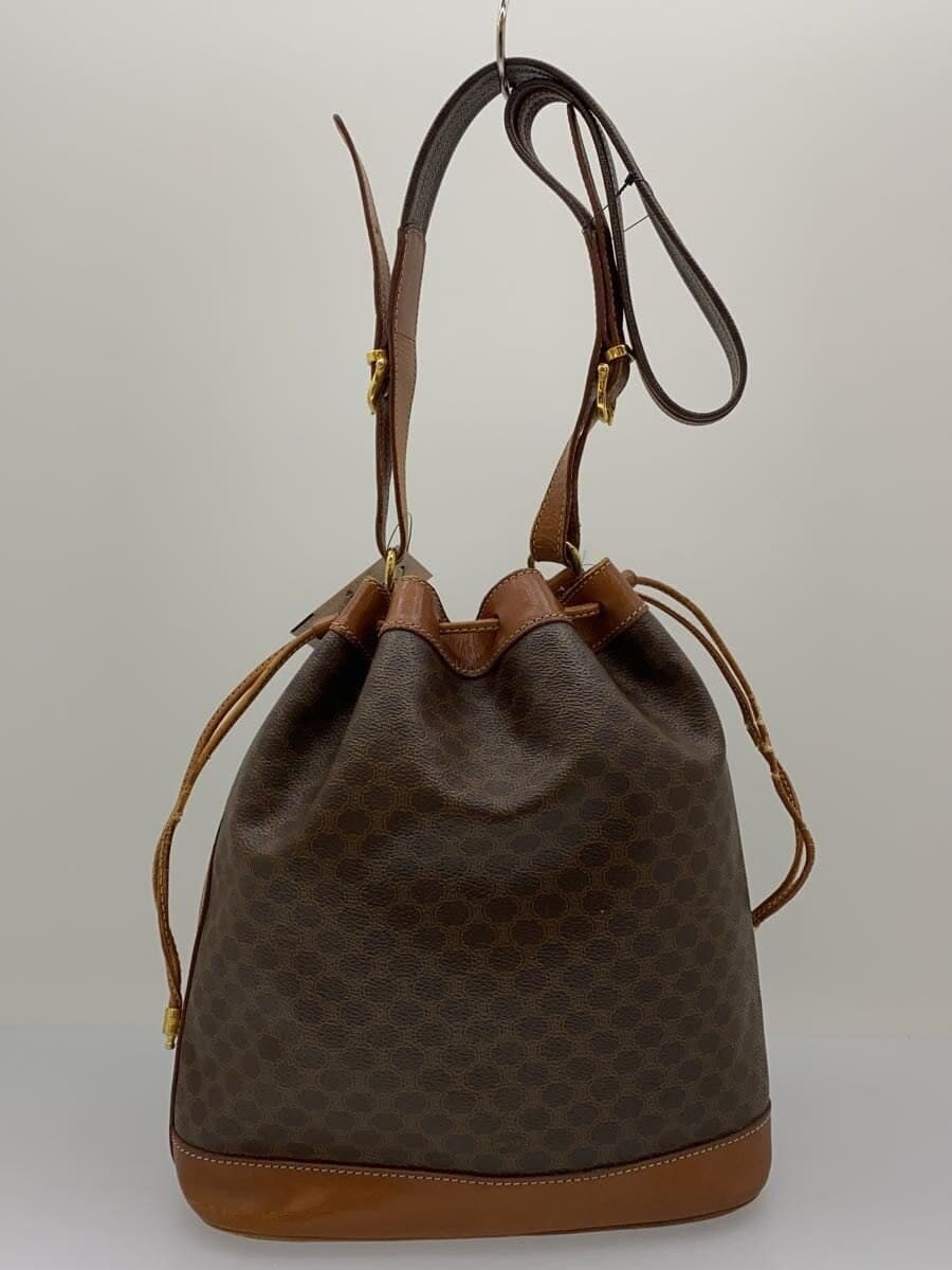 CELINE Macadam Shoulder Bag -- BRW All-over pattern Used condition 3