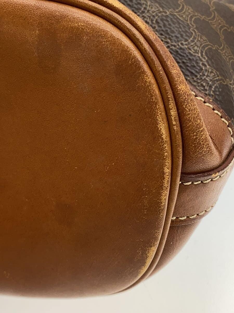 CELINE Macadam Shoulder Bag -- BRW All-over pattern Used condition 7