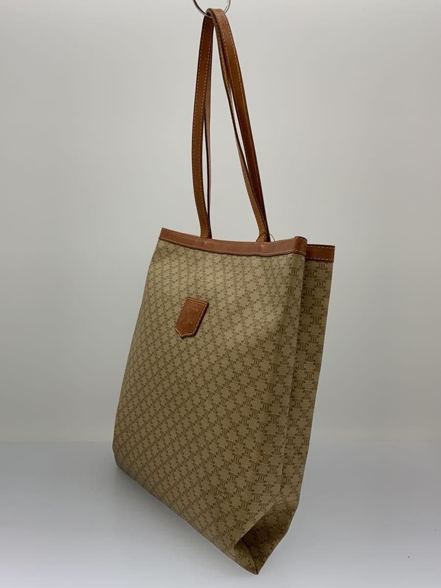 CELINE tote bag Macadam pattern BRW all-over pattern corner wear present 2