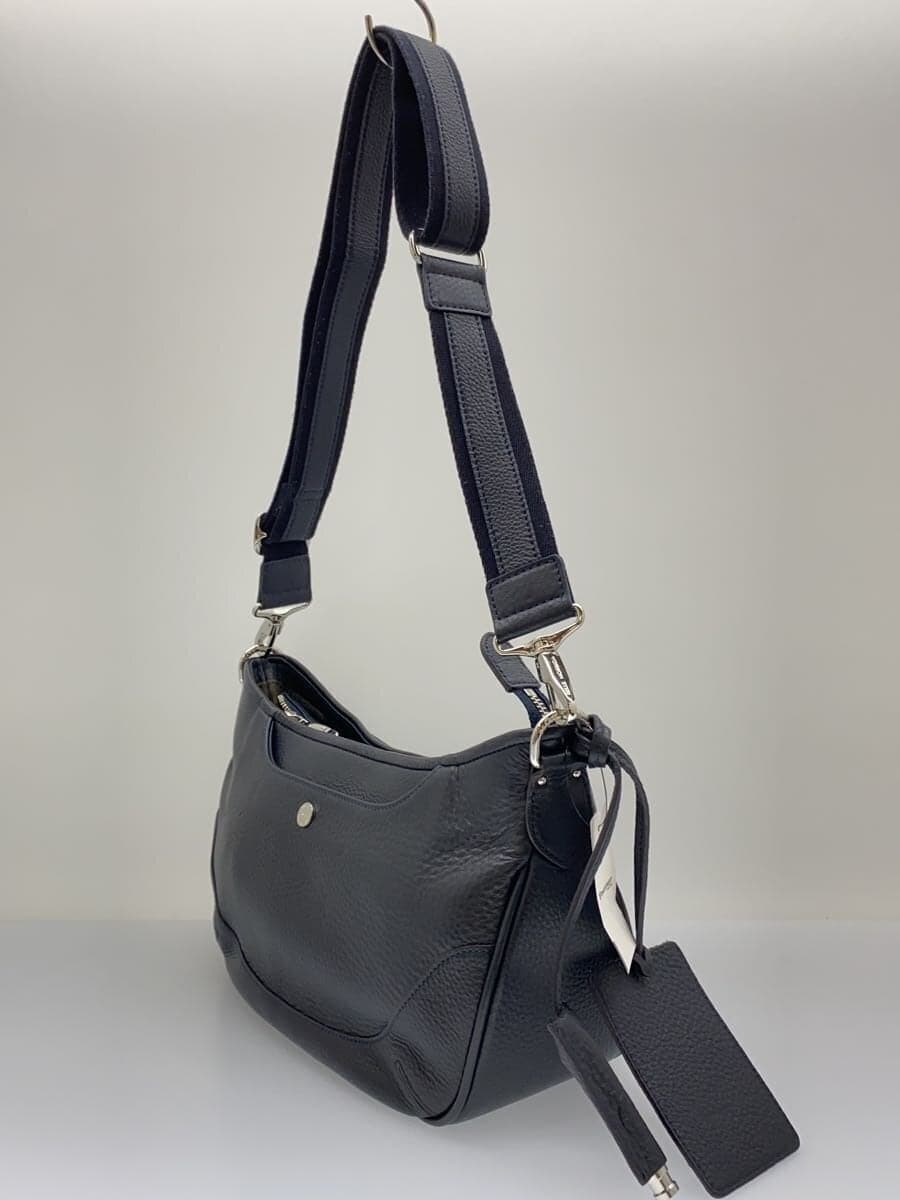 PELLE MORBIDA Maiden Voyage Shoulder Bag Leather Navy MB038A 2