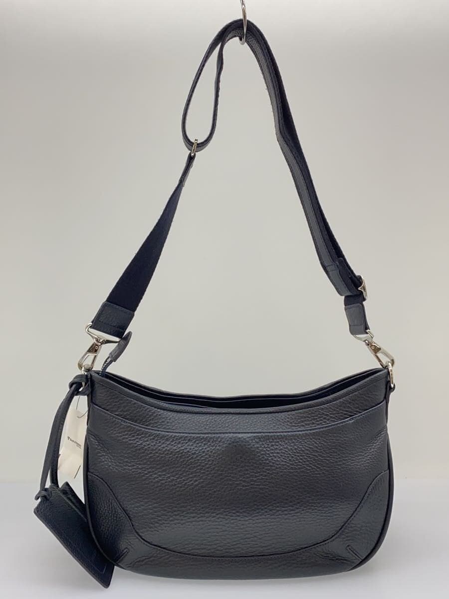 PELLE MORBIDA Maiden Voyage Shoulder Bag Leather Navy MB038A 3