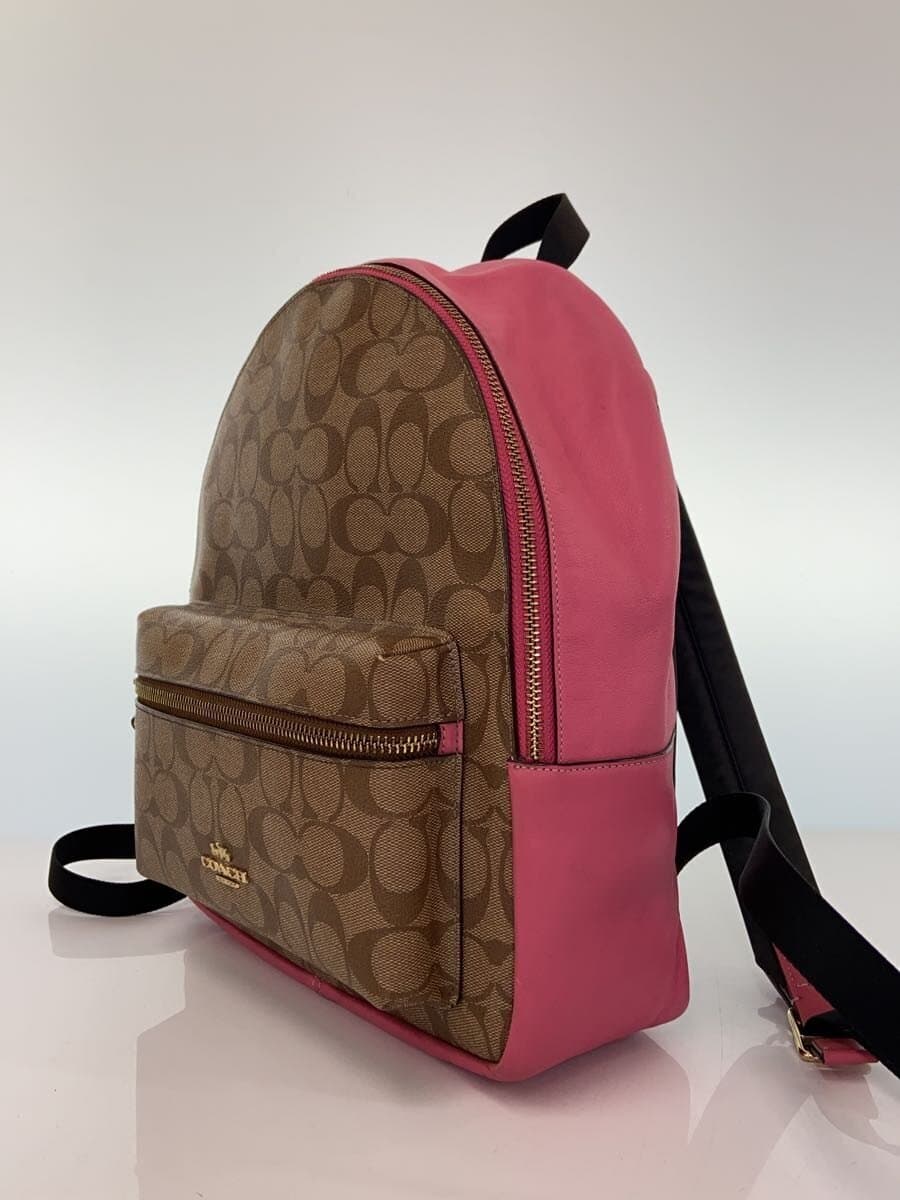 COACH Backpack PVC CML All Over Pattern f32200 2