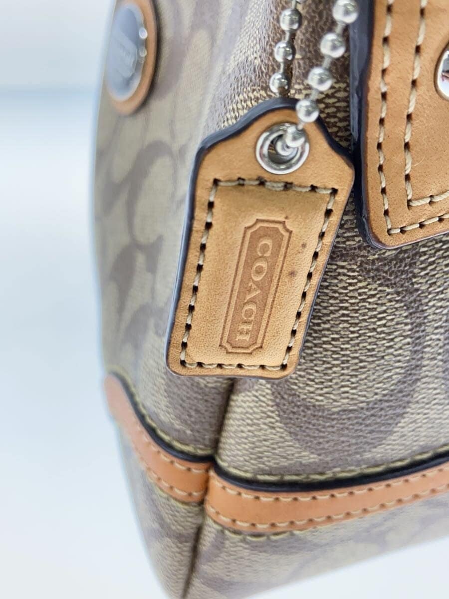 COACH Handbag PVC CML All Over Pattern 8