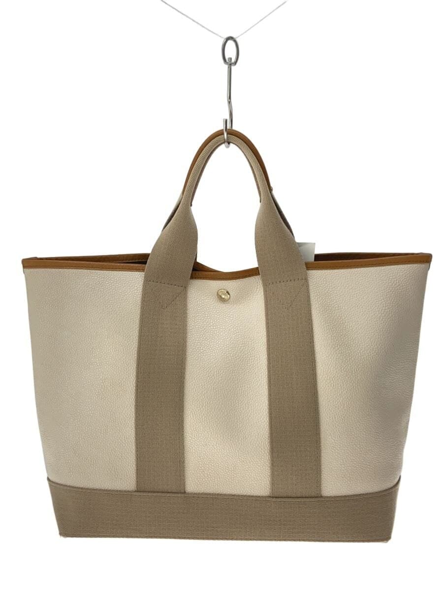 TOPKAPI Tote Bag Faux Leather BEG Solid