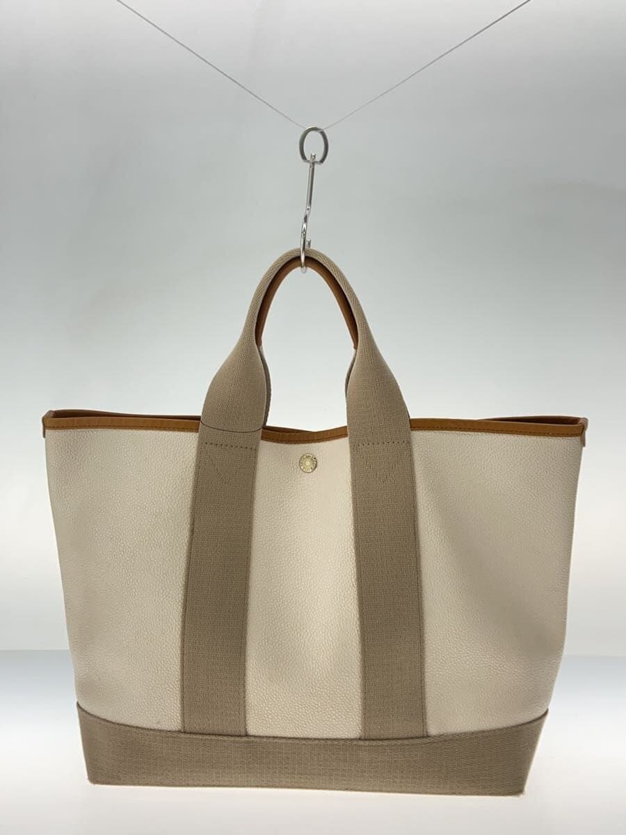 TOPKAPI Tote Bag Faux Leather BEG Solid 3