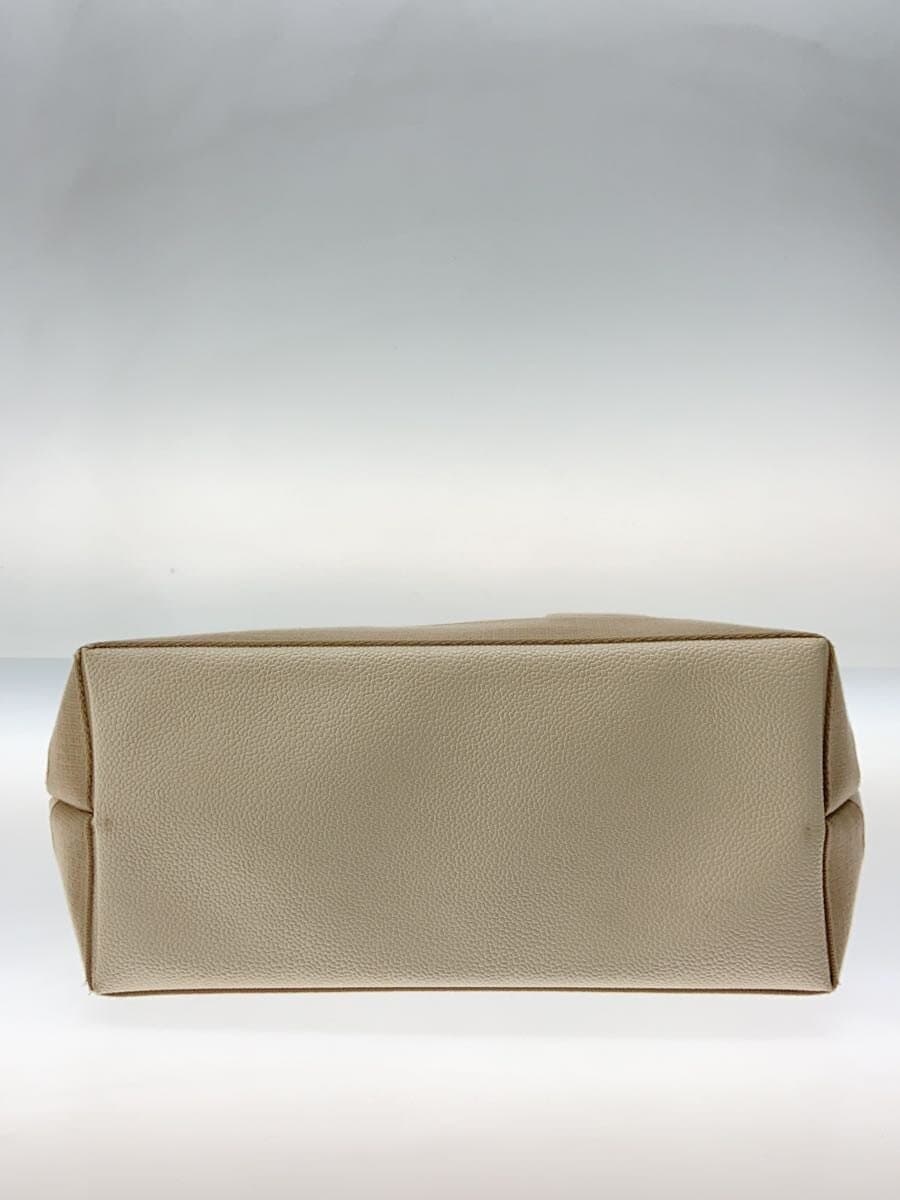 TOPKAPI Tote Bag Faux Leather BEG Solid 4