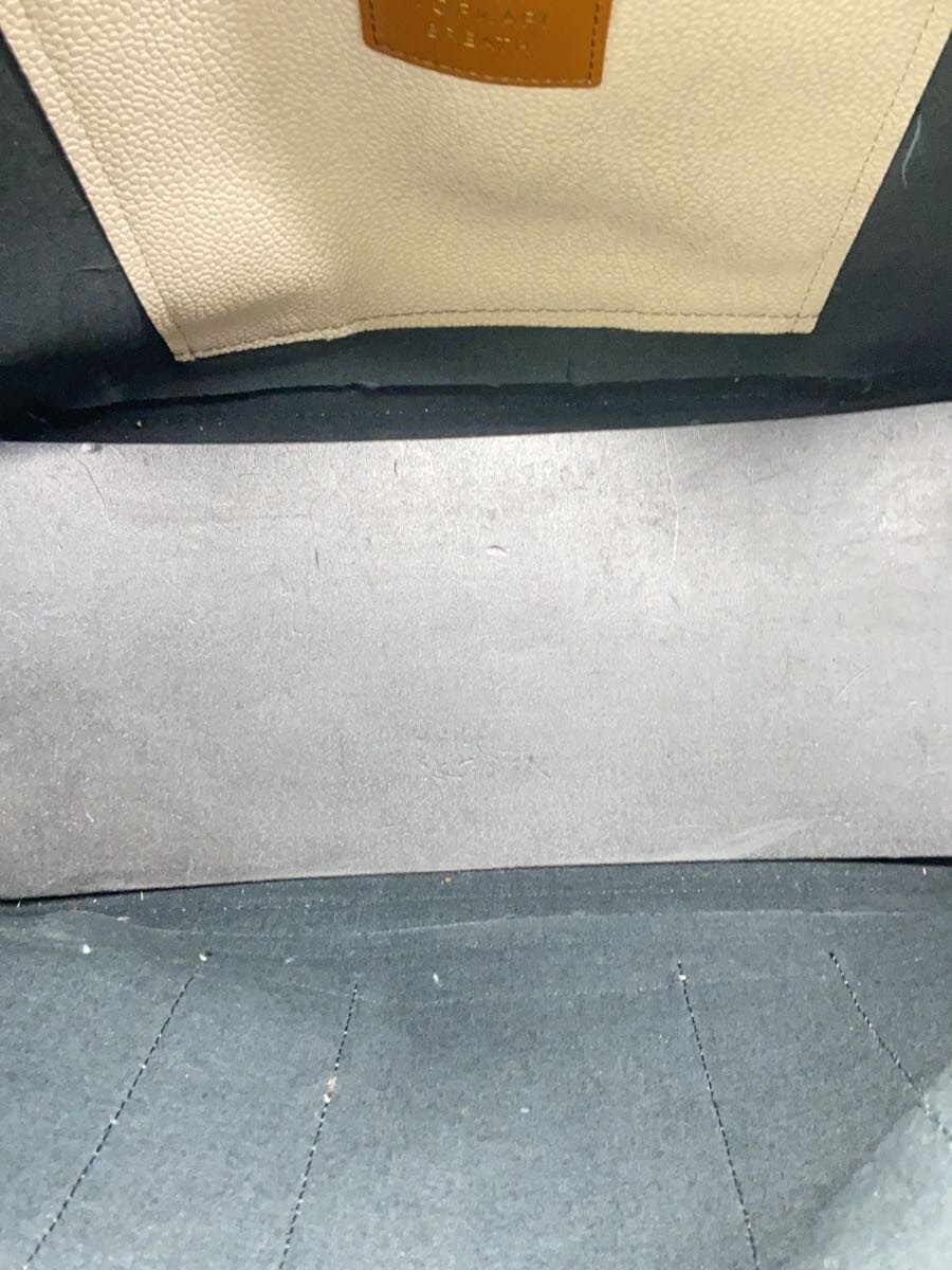 TOPKAPI Tote Bag Faux Leather BEG Solid 6