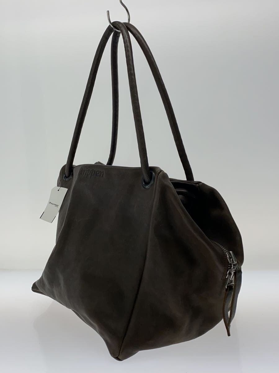 trippen Tote Bag Leather BRW Solid 2