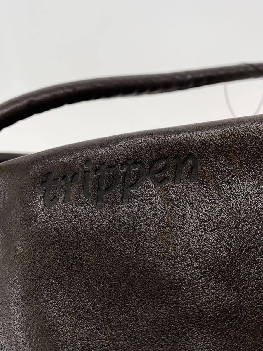 trippen Tote Bag Leather BRW Solid 5
