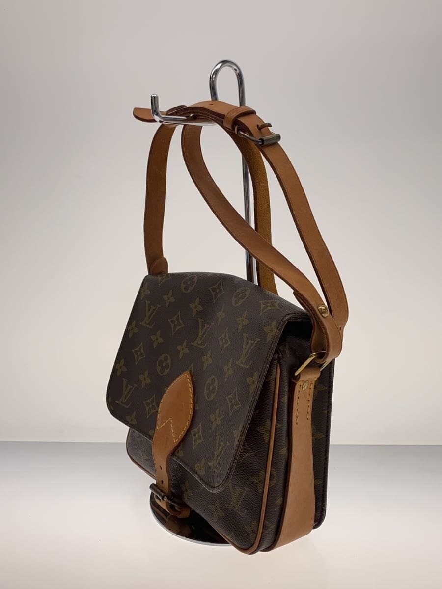 LOUIS VUITTON Cartouchiere MM_Monogram Canvas PVC BRW 2