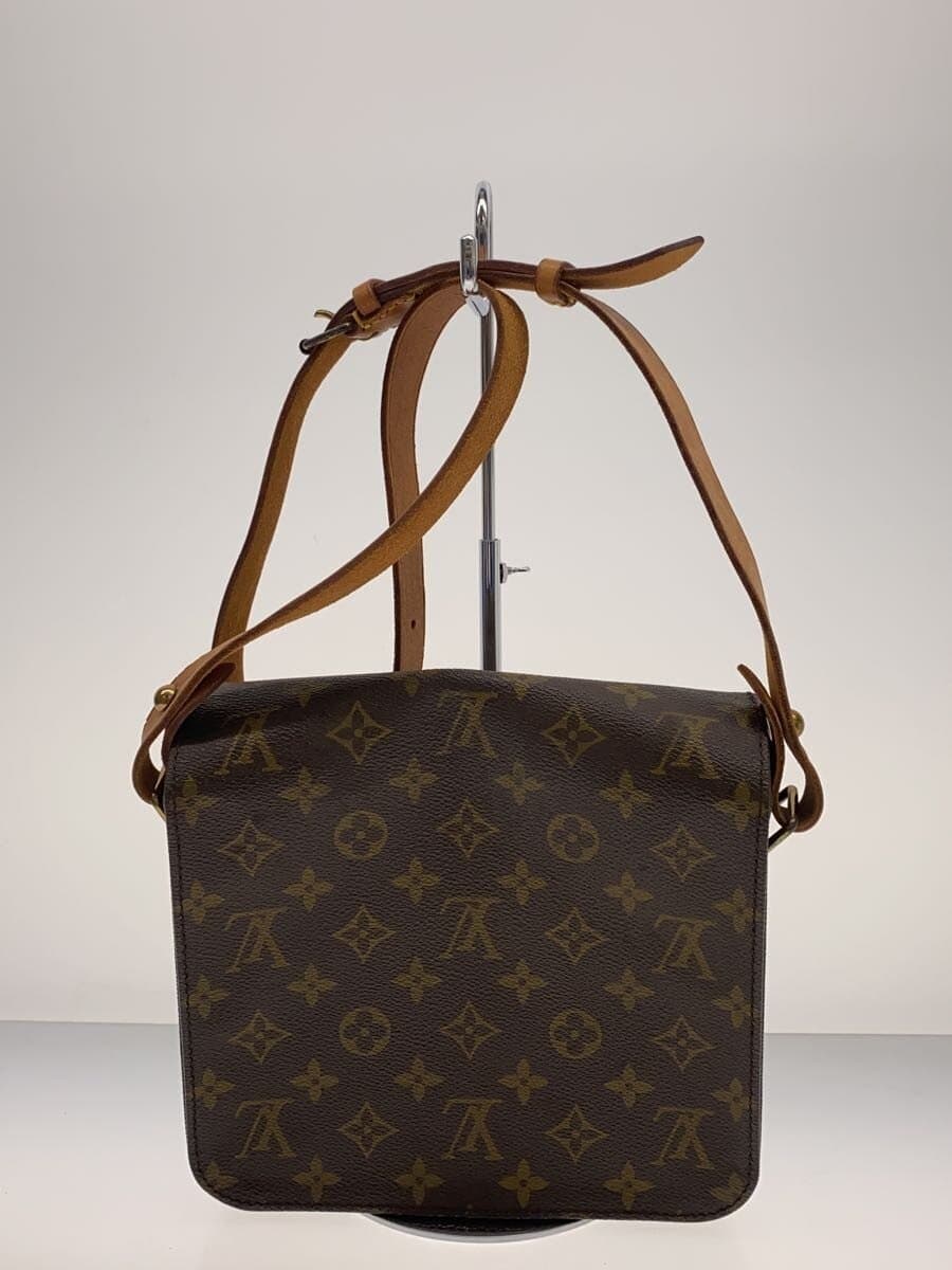 LOUIS VUITTON Cartouchiere MM_Monogram Canvas PVC BRW 3