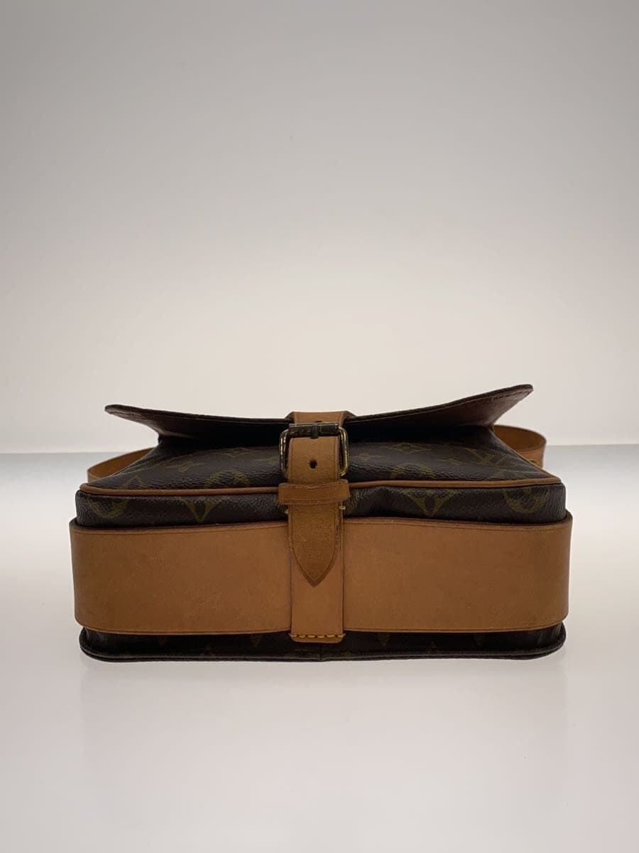 LOUIS VUITTON Cartouchiere MM_Monogram Canvas PVC BRW 4