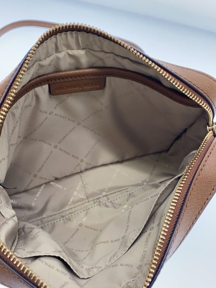 MICHAEL KORS Shoulder Bag Leather BRW All-over Pattern 6