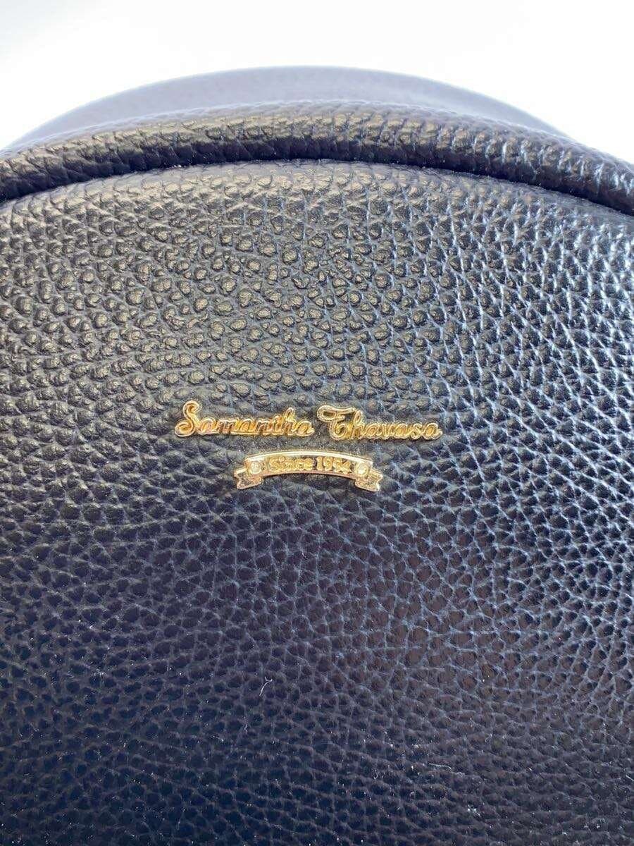 Samantha Thavasa Backpack Leather NVY 5