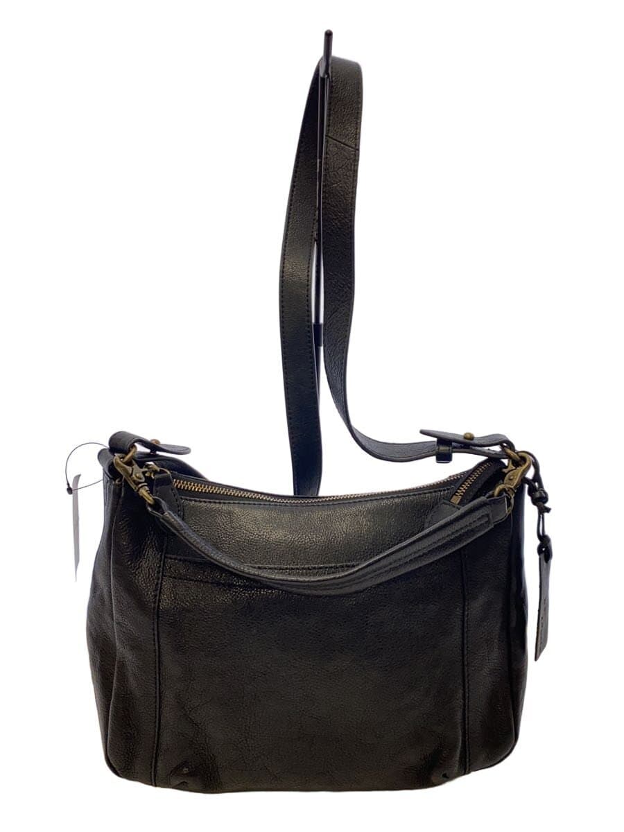 ATLANTA Shoulder Bag Leather BLK