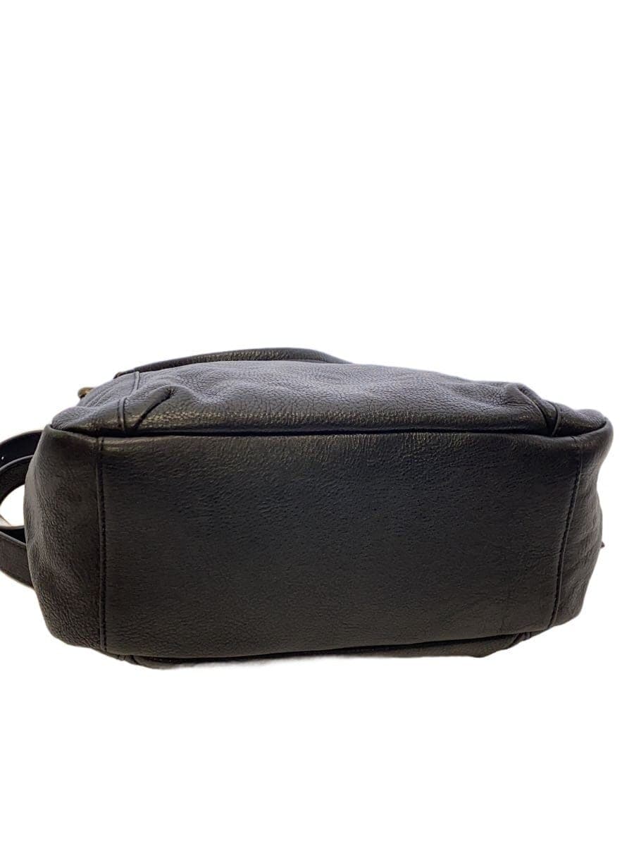 ATLANTA Shoulder Bag Leather BLK 4