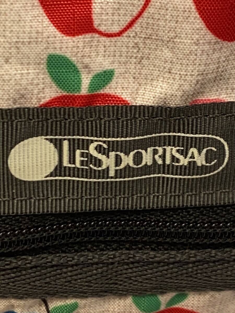 LESPORTSAC Boston Bag Nylon WHT All Over Pattern 5