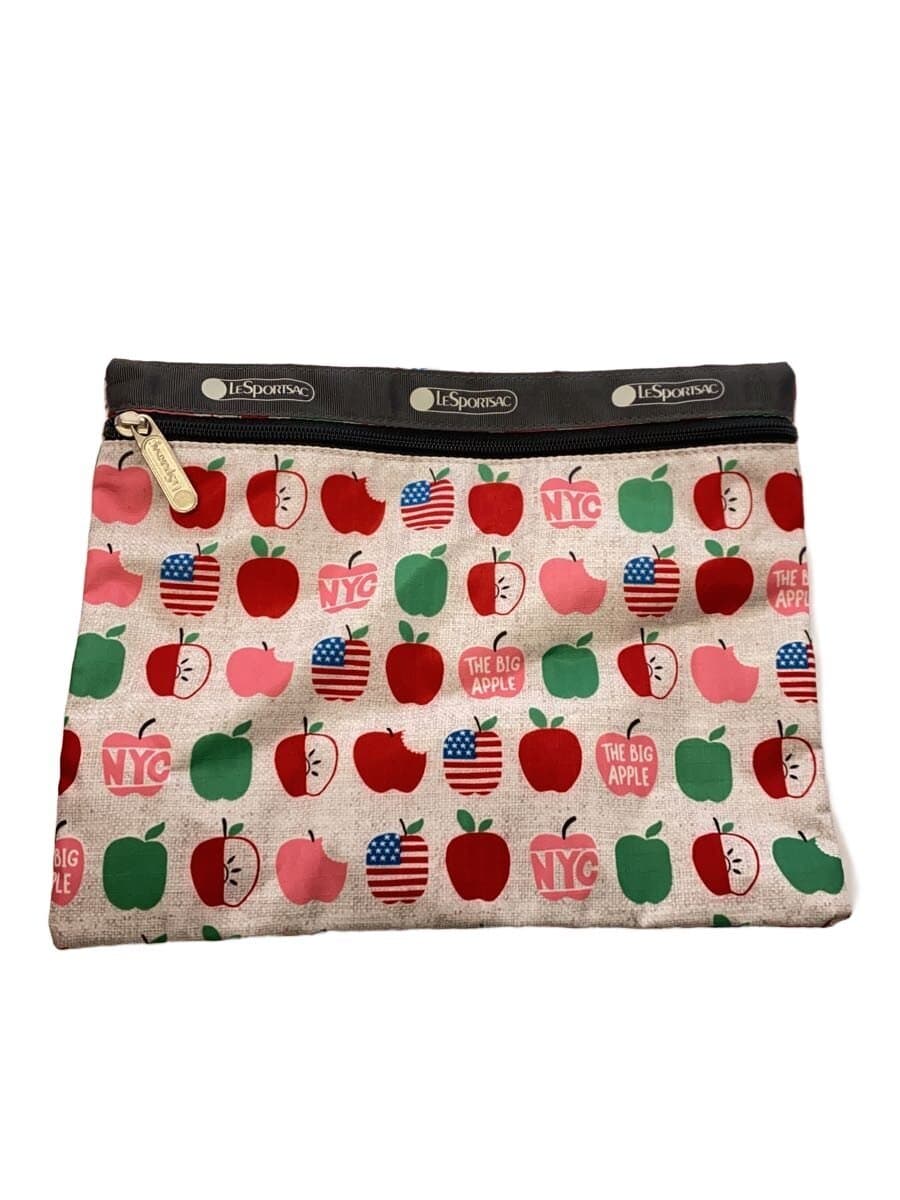 LESPORTSAC Boston Bag Nylon WHT All Over Pattern 7