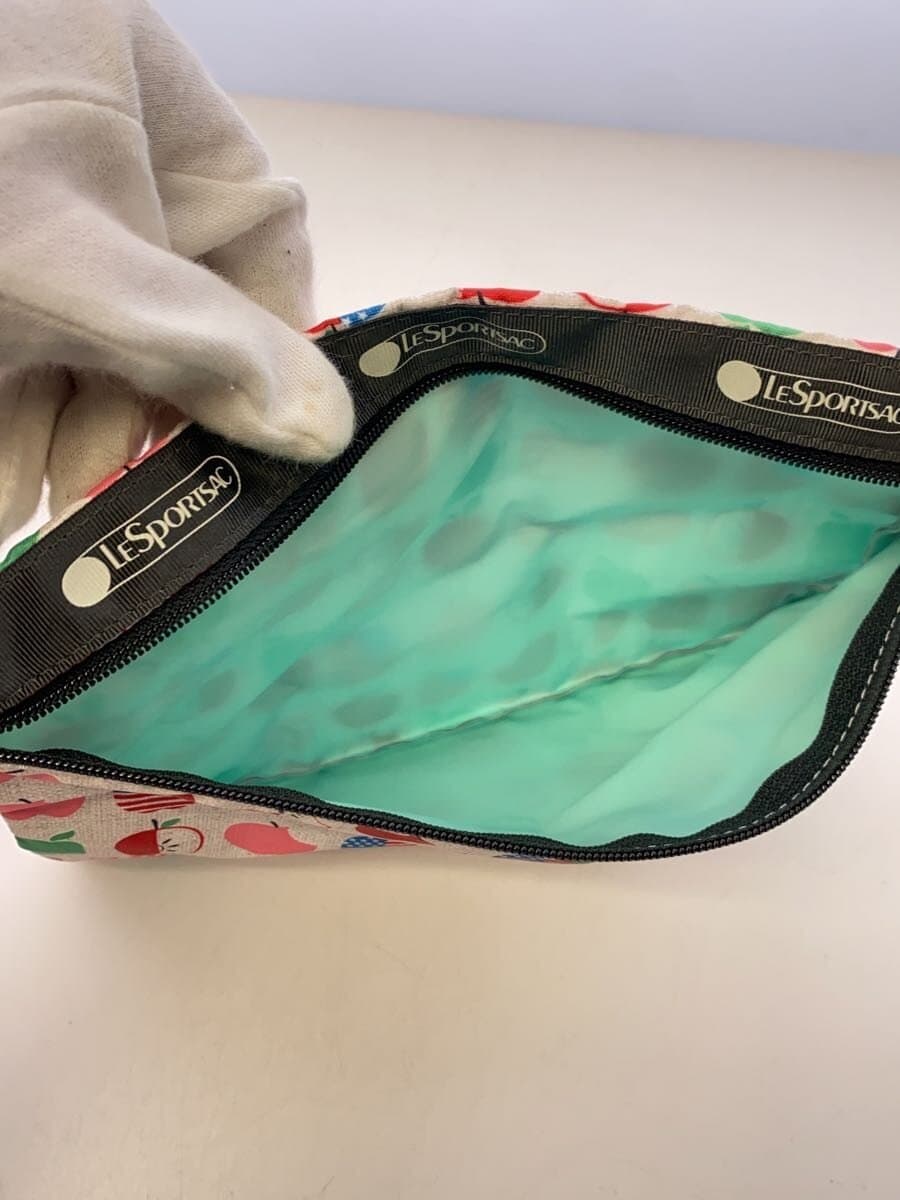 LESPORTSAC Boston Bag Nylon WHT All Over Pattern 8