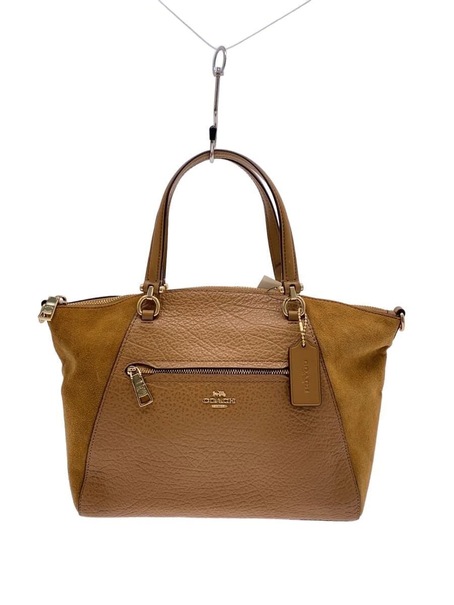 COACH Prairie Satchel 2-Way Handbag Leather CML F79999